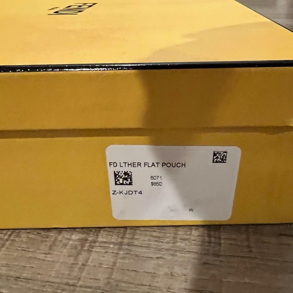 Fendi Bag Bugs Slim Pouch Authentic BRAND NEW - Picture 7 of 8